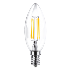 Светодиодная лампа ULTRA LED C35 F 7W E14 3000K